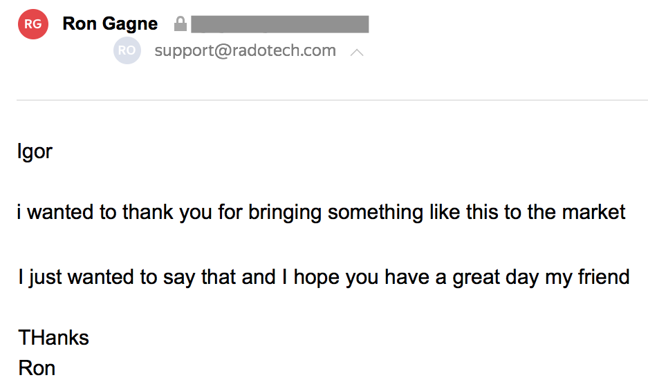 Ron Gagne RaDoTech review 